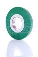 Green, abrasive wheel