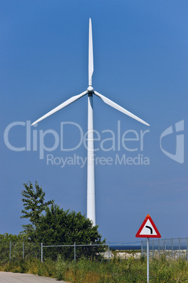 Wind turbine at Copenhagen harbour