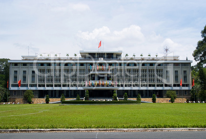 The Reuinification Palace in Ho Chi Minh City