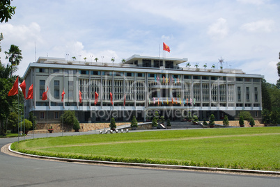 The Reuinification Palace in Ho Chi Minh City