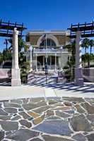 Front of Amtrak Train Station in Lakeland, Florida.