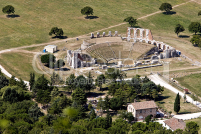 The Roman Theatre in Gubbio