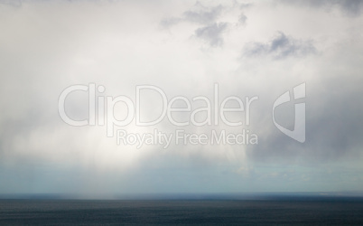 Virga over the Straits of Magellan