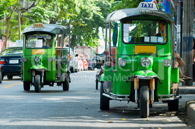 Tuk-tuk taxis in Bangkok