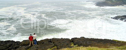 Young Couple by the Ocean