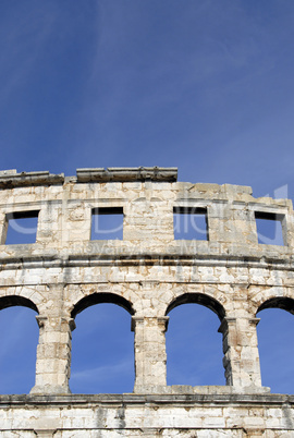 Roman Amphitheater in Pula, Croatia