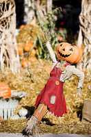 Halloween scarecrow in Tivoli Copenhagen