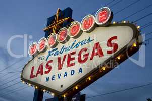 Las Vegas welcome sign