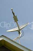 Internet satellite dish