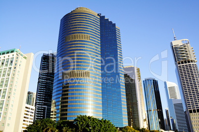 Brisbane City Skyline Australia