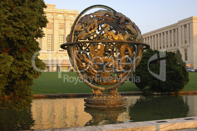 Wilson globe UN headquarters Geneva