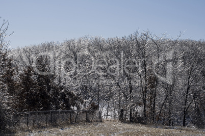 Winter ice storm