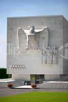 The American WW2 memorial in Ardennes