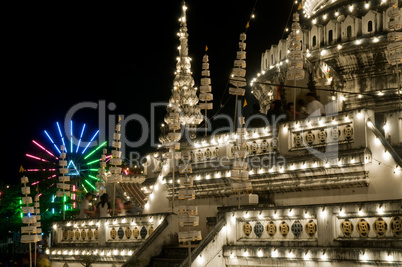 Decorated temple in Thailand