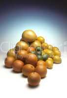 Pile of citrus fruit