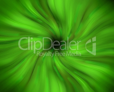 Green swirling vortex