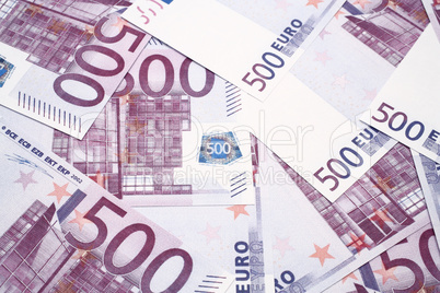 500 Euros bills