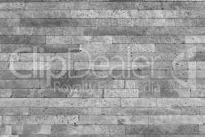 Basalt brick wall