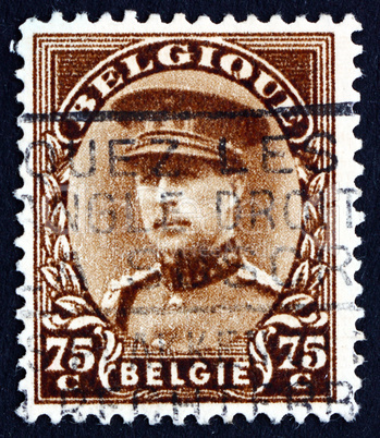 Postage stamp Belgium 1932 King Albert I of Belgium