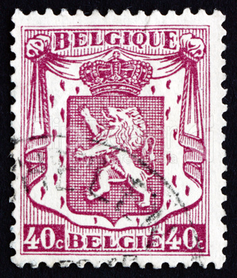 Postage stamp Belgium 1938 Coat of Arms of Belgium