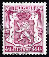 Postage stamp Belgium 1938 Coat of Arms of Belgium