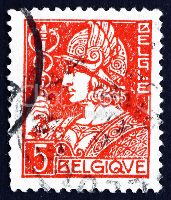 Postage stamp Belgium 1932 Mercury, God of Trade