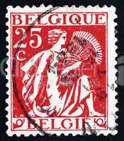 Postage stamp Belgium 1932 Gleaner