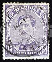 Postage stamp Belgium 1915 King Albert I of Belgium