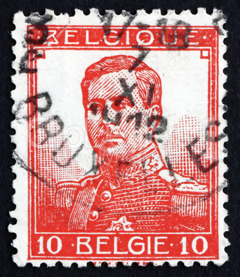 Postage stamp Belgium 1912 King Albert I of Belgium