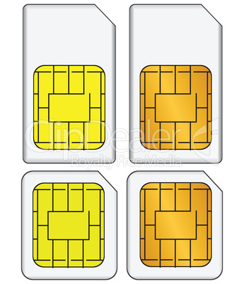 Set of SIM cards