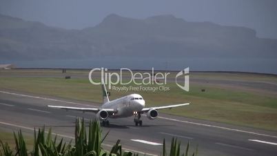 Flugzeugstart, Madeira