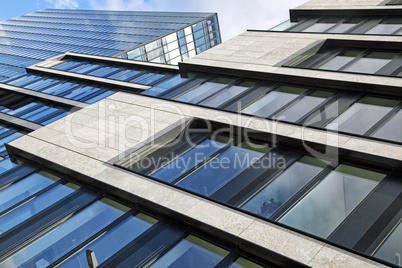 Modernes Bürogebäude in Düsseldorf, Deutschland