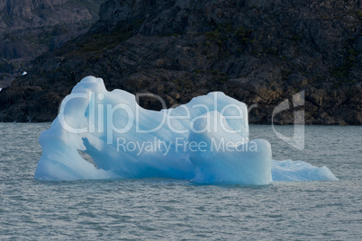 iceberg floating on the lake argentino