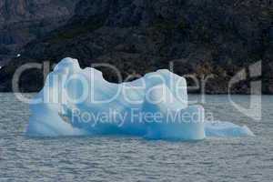 iceberg floating on the lake argentino