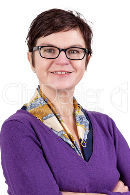 Portrait of a fifty year old woman