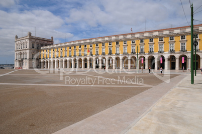 Portugal, the Praca do Comercio in Lisbon