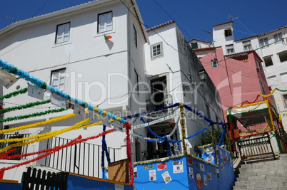 Portugal, the district of Alfama in Lisbon