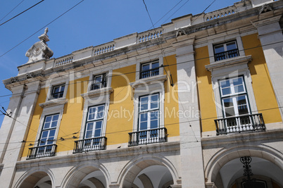 Portugal, the Praca do Comercio in Lisbon