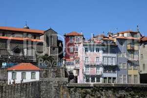 old houses of the city of Porto in Portugal