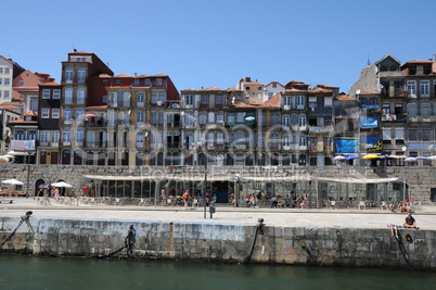 Portugal, view of Porto from Douro river