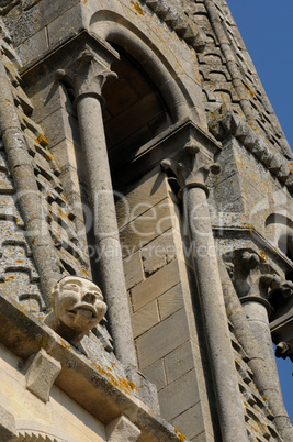 Yvelines, bell tower of Vernouillet church