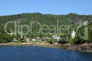 Quebec, the village of Sainte Rose du Nord