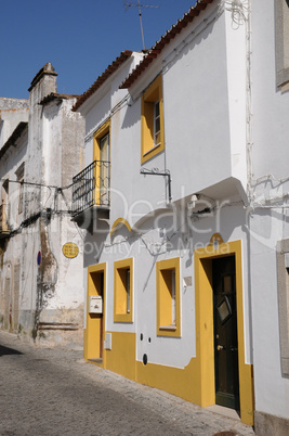 house in the city of Evora in Portugal