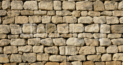 detail of a stone wall