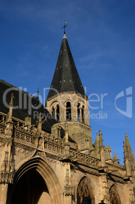 France, gothic collegiate church of Poissy