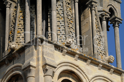 Yvelines, bell tower of Vernouillet church