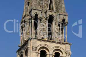 Yvelines, bell tower of Vernouillet church