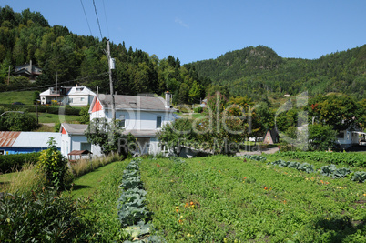 Quebec, the village of Sainte Rose du Nord