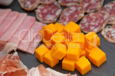 assorted cold cut platter