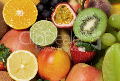 Hintergrund aus Obst - Background from fruits